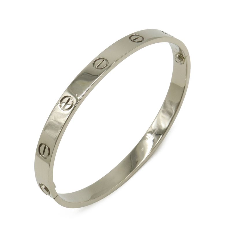 Cartier Love Lθve Bracelet Bangle 18k White Gold 18