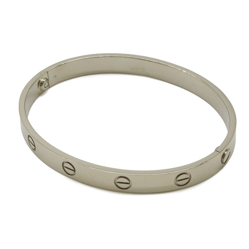 Cartier Love Lθve Bracelet Bangle 18k White Gold 18