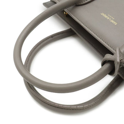Saint Laurent Paris YSL Yves Baby Sac Dojour 2-Way Shoulder Bag Gray