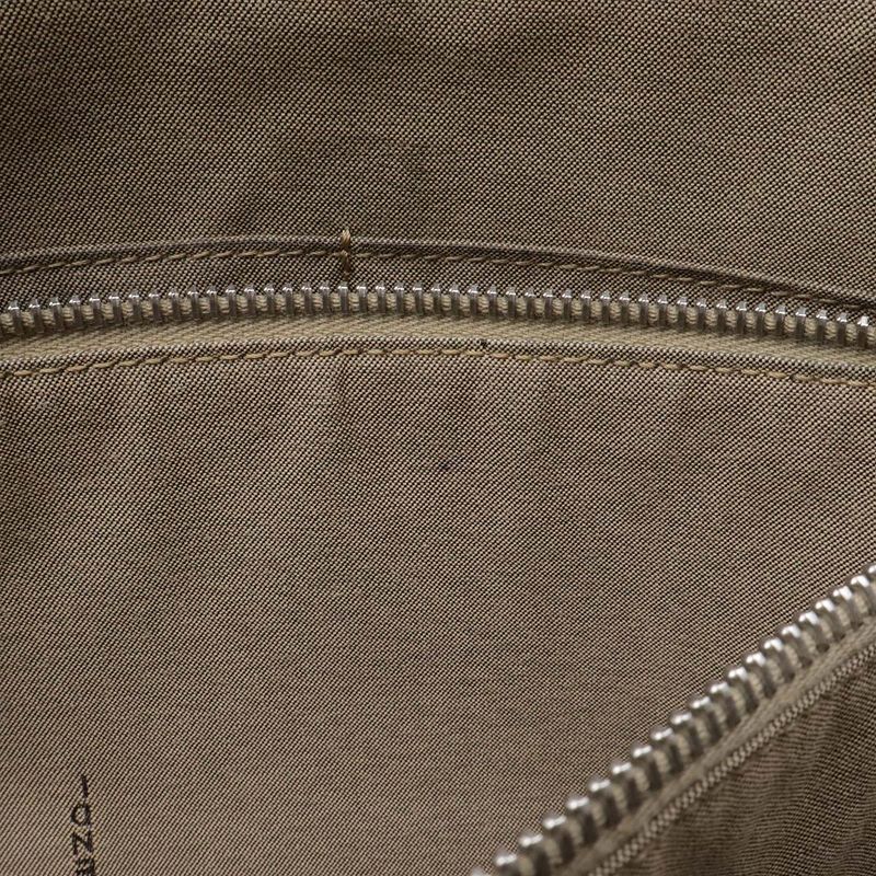 Fendi by the Way 2-Way Shoulder Bag Leather Grey Silver