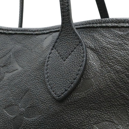 Louis Vuitton Monogram Empreinte Neverfull MM Tote Shoulder Bag Leather Noir