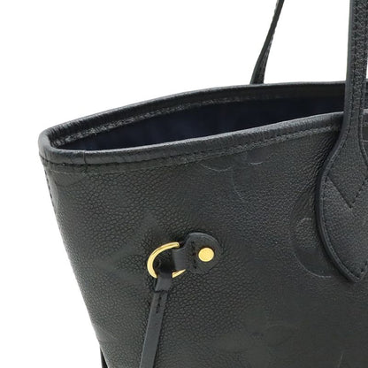 Louis Vuitton Monogram Empreinte Neverfull MM Tote Shoulder Bag Leather Noir