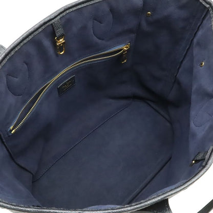 Louis Vuitton Monogram Empreinte Neverfull MM Tote Shoulder Bag Leather Noir