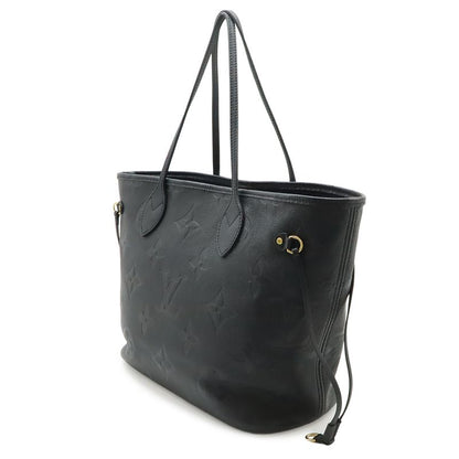 Louis Vuitton Monogram Empreinte Neverfull MM Tote Shoulder Bag Leather Noir
