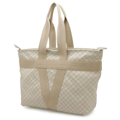 Bottega Veneta Intrecciato Scorpito Tote Largeto Shoulder Bag Ivory