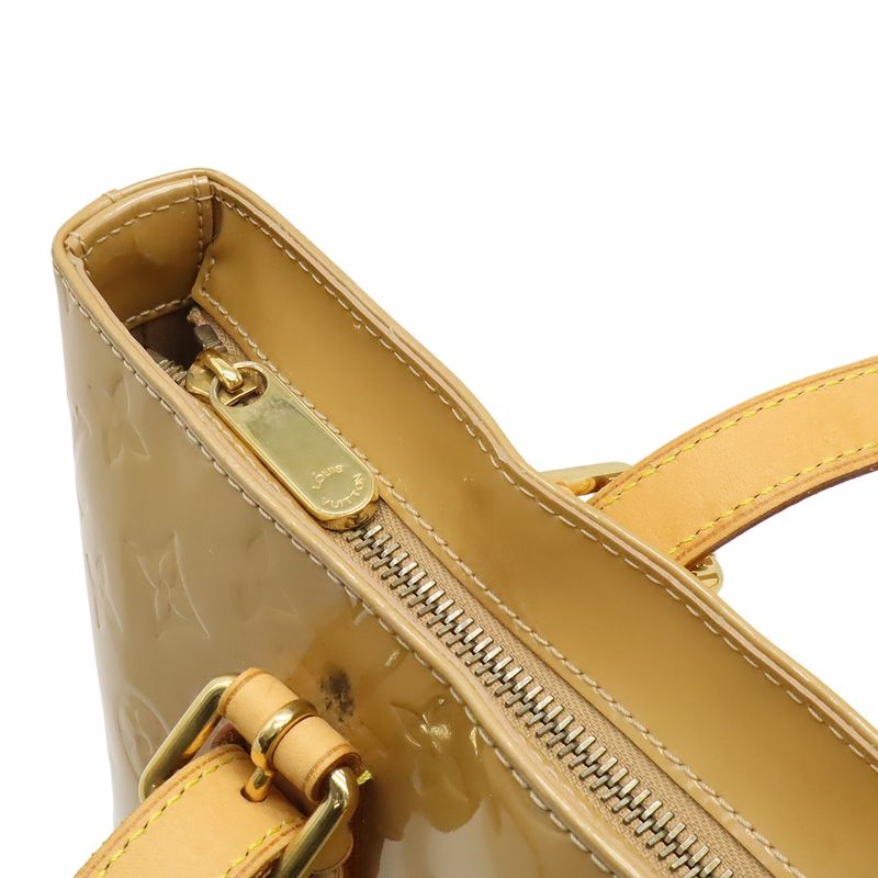 Louis Vuitton Monogram Vernis Brentwood Tote Shoulder Bag Enamel Patent Leather