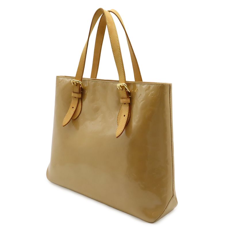 Louis Vuitton Monogram Vernis Brentwood Tote Shoulder Bag Enamel Patent Leather