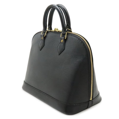 Louis Vuitton Epi Alma Handbag Leather Noir Black Gold