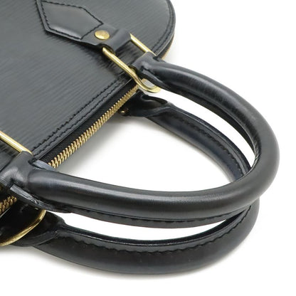 Louis Vuitton Epi Alma Handbag Leather Noir Black Gold