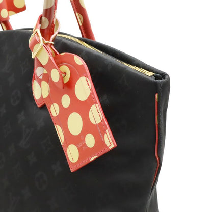 Louis Vuitton Vernis Infinity Dot Lockit MM Yayoi Kusama Tote Nylon Leather