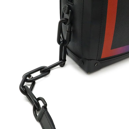 Louis Vuitton Taiga Rainbow Soft Trunk Shoulder Bag 2-Way Pochette Crossbody