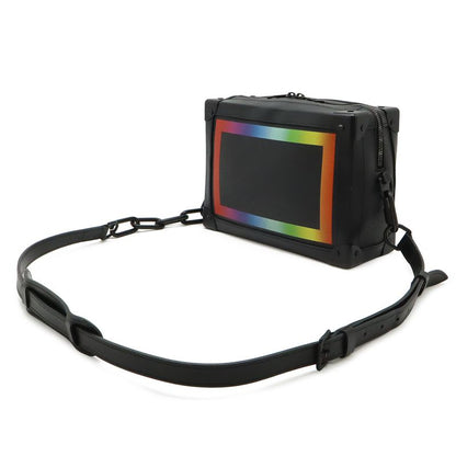 Louis Vuitton Taiga Rainbow Soft Trunk Shoulder Bag 2-Way Pochette Crossbody