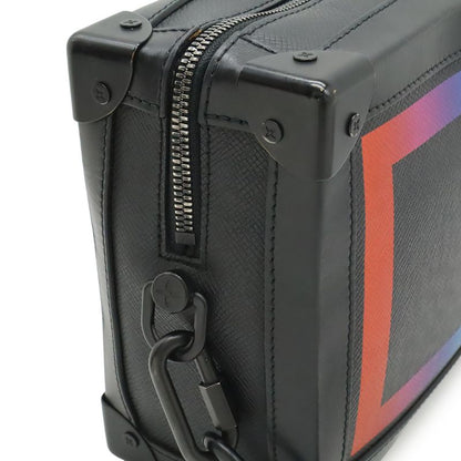 Louis Vuitton Taiga Rainbow Soft Trunk Shoulder Bag 2-Way Pochette Crossbody