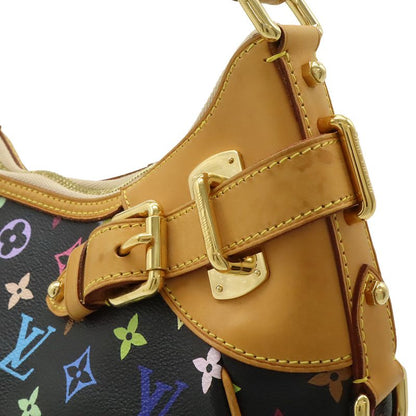 Louis Vuitton Monogram Multicolor Greta Shoulder Bag Semi Noir Black