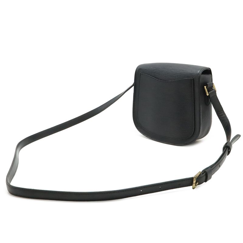 Louis Vuitton Epi Mini Saint Cloud Shoulder Bag Pochette Crossbody Leather Noir