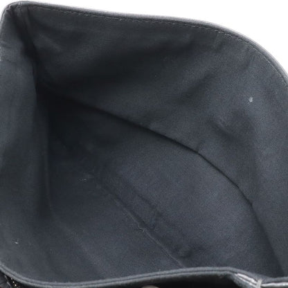 Balenciaga the Giant Envelope Clutch 2-Way Shoulder Bag Leather Dark Gray Silver