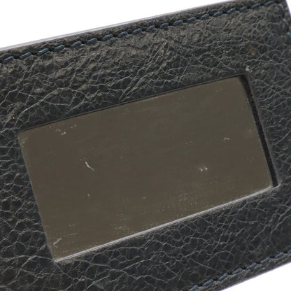 Balenciaga the Giant Envelope Clutch 2-Way Shoulder Bag Leather Dark Gray Gold
