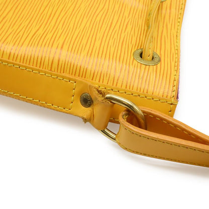 Louis Vuitton Epi Petit Noe Drawstring Shoulder Bag Leather Tassili Yellow