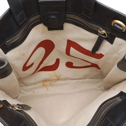 Gucci GG Supreme Bee Print Bee Tote 2-Way Shoulder Bag Leather Khaki Beige Black