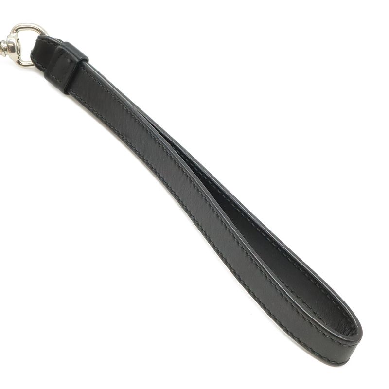 Guccissima Clutch Leather Black Silver