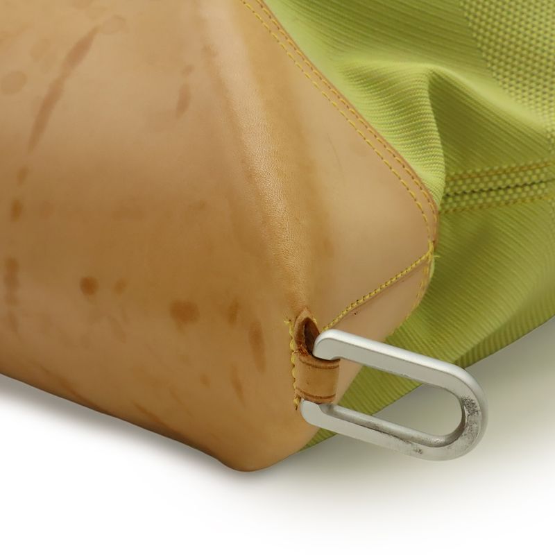 Louis Vuitton Damier Geant American Cube Cup Tote 2-Way Shoulder Bag Lime Green