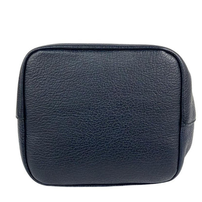 Max Mara Handbag Dark Navy Leather