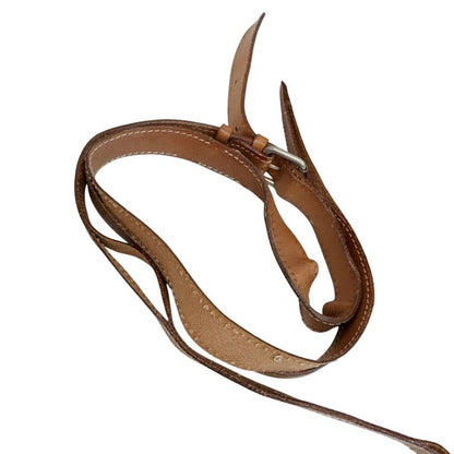 Celine Macadam Leather Shoulder Bag Brown