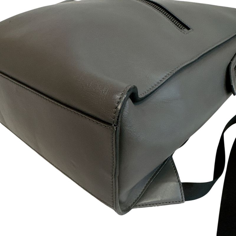 Fendi Backpack Leather Gray