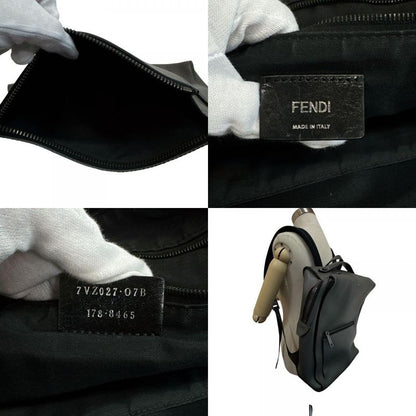 Fendi Backpack Leather Gray