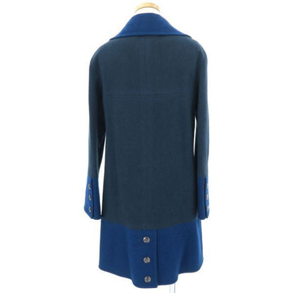 Chanel Coat Blue