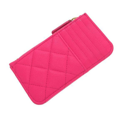 Chanel Quilted Classic Zip Coin Case