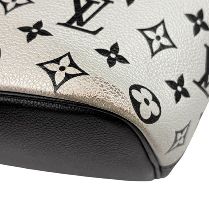 Louis Vuitton Neverfull MM Shoulder Bag Tote Monogram Empreinte Noir Black White