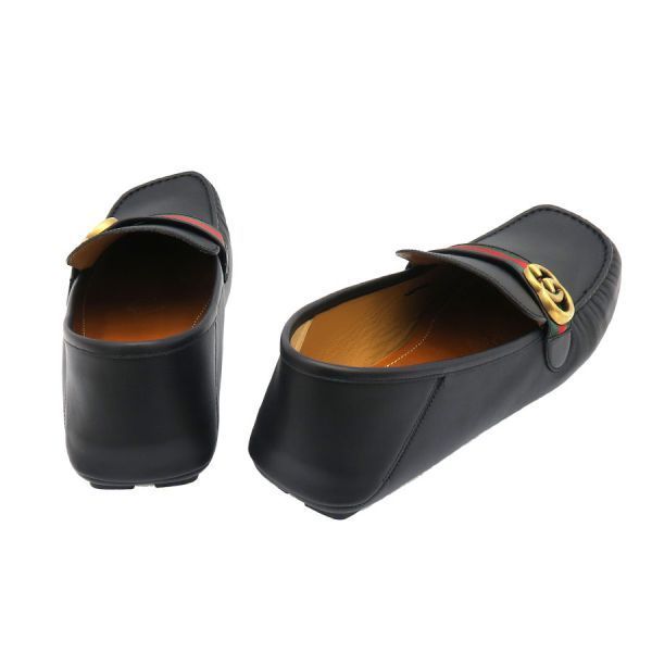 Gucci Driving Shoes Loafers Black