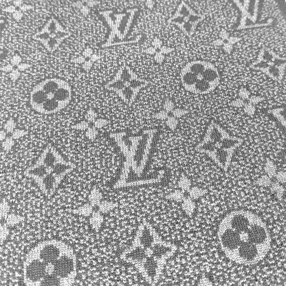 Louis Vuitton Scarf My Monogram Eclipse Shawl Wool Black Autumn Winter