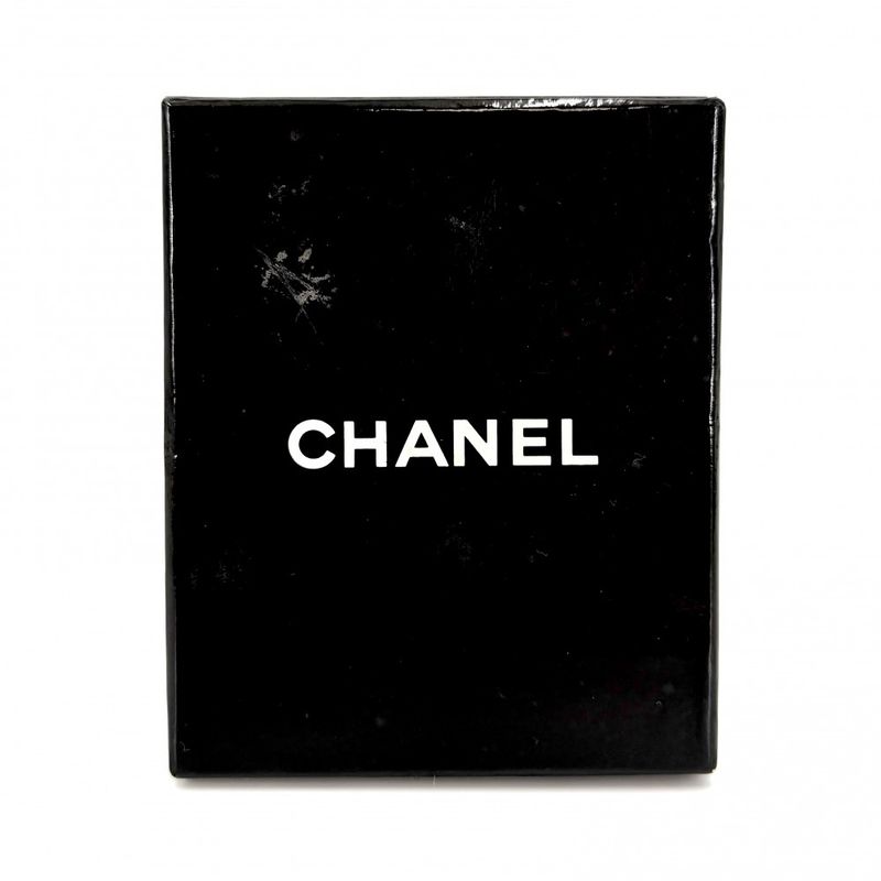 Chanel Brooch Quilted CC Logo Vintage Gold Plated