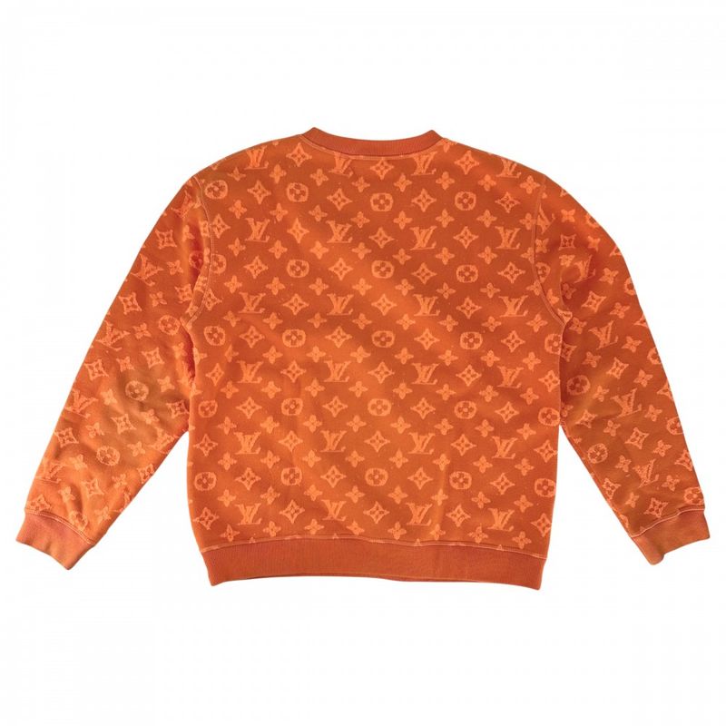 Louis Vuitton Sweatshirt Monogram Jacquard Top Crew Neck Trainer Long Sleeve L
