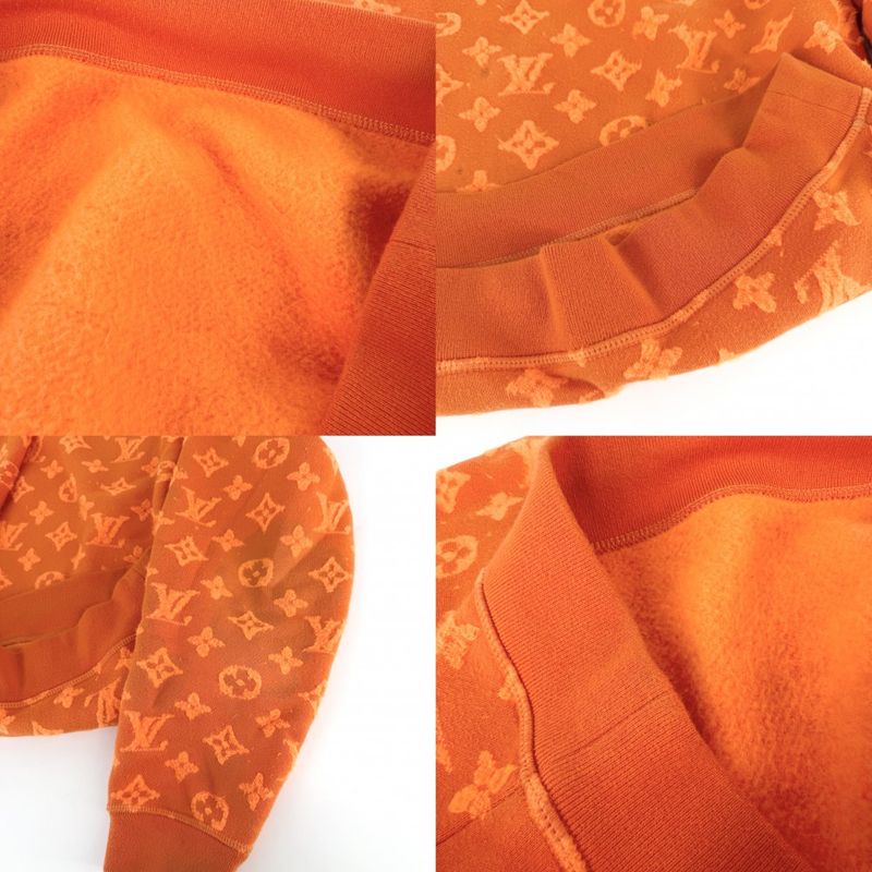 Louis Vuitton Sweatshirt Monogram Jacquard Top Crew Neck Trainer Long Sleeve L