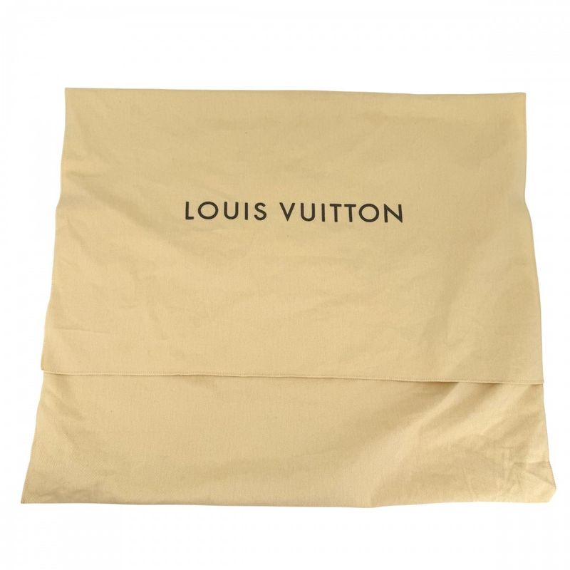 Louis Vuitton Tote Neverfull MM Handbag Shoulder Damier Canvas Brown Gold