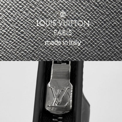 Louis Vuitton Clutch Monogram Eclipse Pochette Voyage MM Second Black Gunmetal