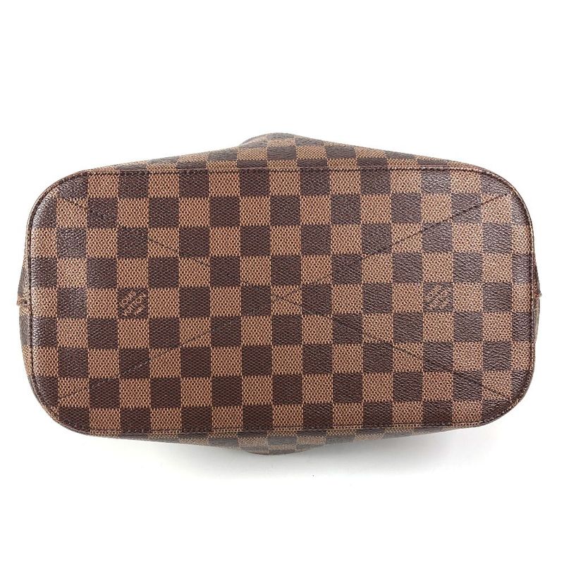 Louis Vuitton Handbag Sienna MM Damier Canvas Ebene Brown