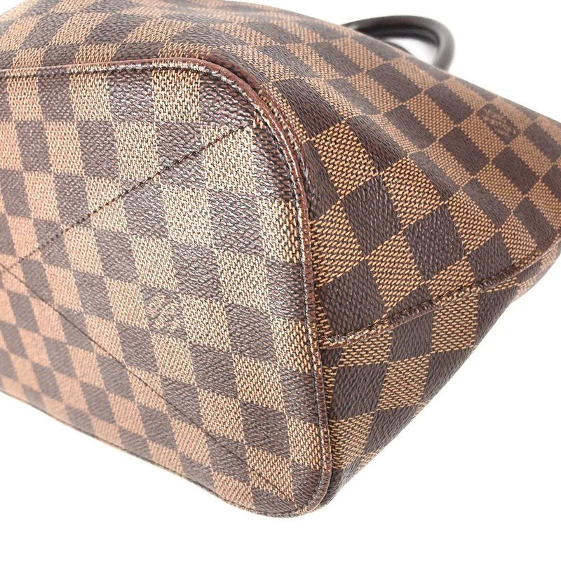 Louis Vuitton Handbag Sienna MM Damier Canvas Ebene Brown
