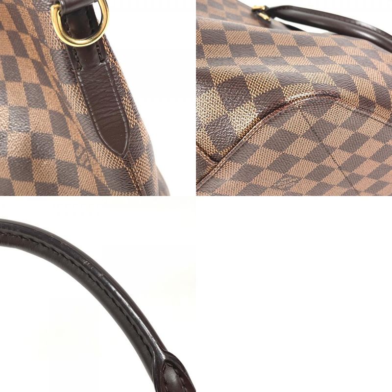 Louis Vuitton Handbag Sienna MM Damier Canvas Ebene Brown