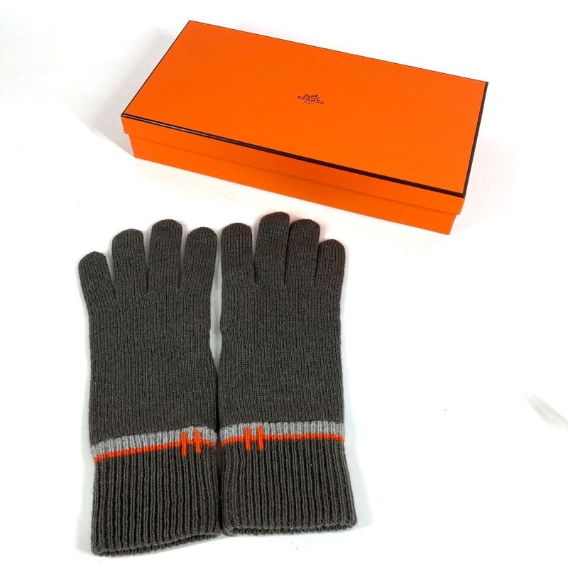 Hermes Gloves Jacob: Cashmere Tourbe Gray
