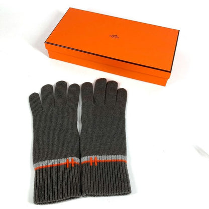Hermes Gloves Jacob: Cashmere Tourbe Gray