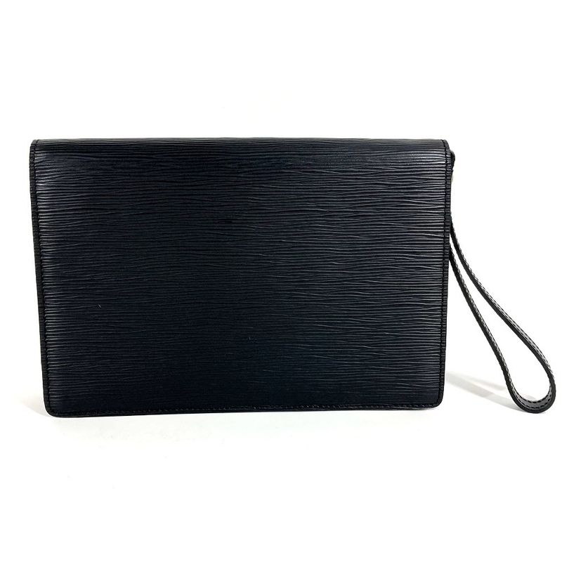 Louis Vuitton Second Bag Pochette Series Dragonne Epi Leather Noir Black