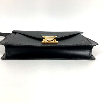 Louis Vuitton Second Bag Pochette Series Dragonne Epi Leather Noir Black