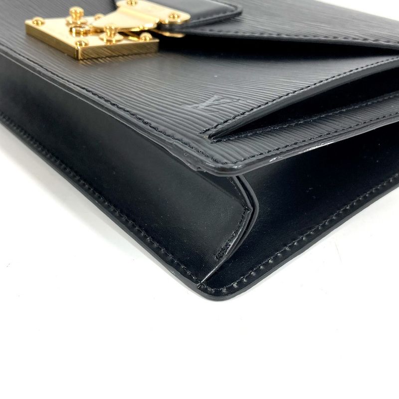 Louis Vuitton Second Bag Pochette Series Dragonne Epi Leather Noir Black