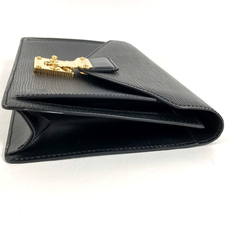 Louis Vuitton Second Bag Pochette Series Dragonne Epi Leather Noir Black