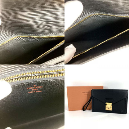 Louis Vuitton Second Bag Pochette Series Dragonne Epi Leather Noir Black