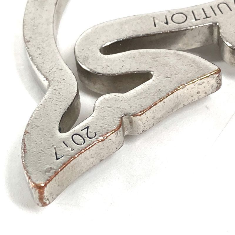 Louis Vuitton Key Holder Porte Cles Varennes Metal Silver